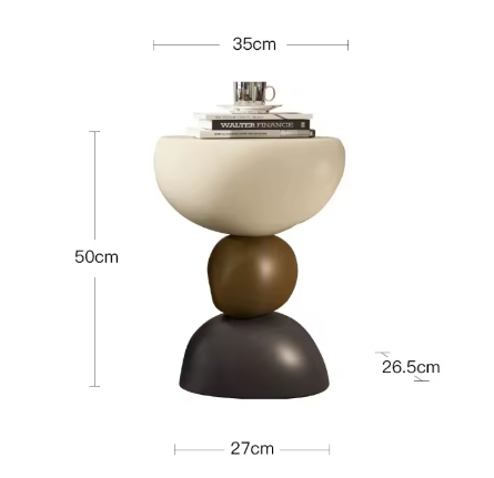 Organische Design Bijzettafel – Kunstzinnig & Eigentijds Statement Piece