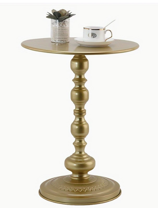Gouden bijzettafel