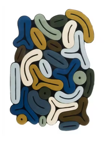 Kleurenlabyrint – Luxe Design Tapijt voor Moderne Interieurs