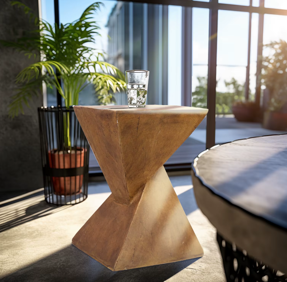 Design Bijzettafel – Sculpturaal & Stoer