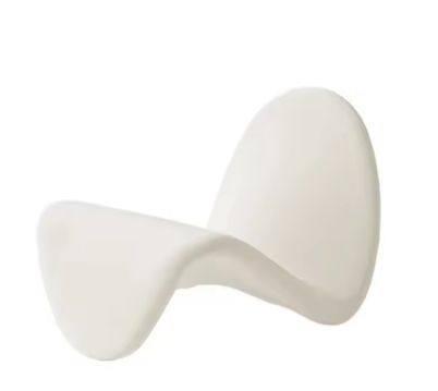 Minimalistische en elegante designstoel met artistieke flair