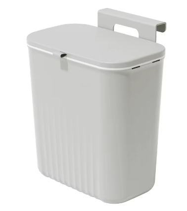 Kleurrijk en praktisch keukenvuilbakje van 9 liter, perfect voor kleine ruimtes.
