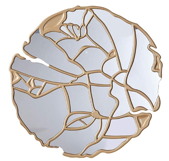 Luxe geometrische wandspiegel