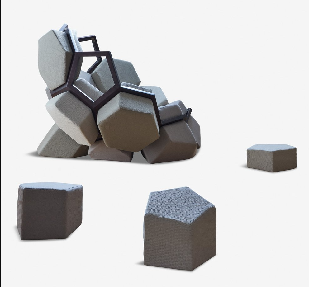 Kubus Luxe Nordic Creatieve Lounge Fauteuil
