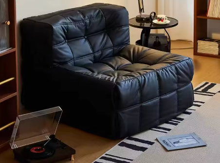 Retro Ribstof Loungefauteuil – Comfort met Karakter in verschillende kleuren
