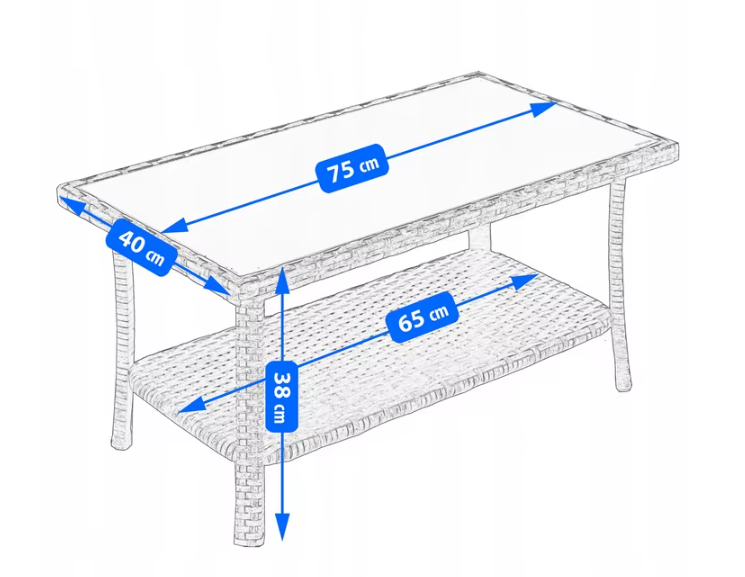 Luxe 4-delige Loungeset van Rotan – Tuinmeubelset met Tafel, Bank en Stoelen – Weerbestendig & Comfortabel