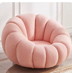 Home Fauteuil in roze – charmante fauteuil met een Nordic ontwerp, geschikt voor een warme, uitnodigende sfeer in elke ruimte.