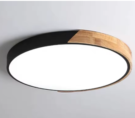 Scandinavische Plafondlamp – Creatief & Modern – Hout & Groen Design – Voor Woonkamer, Slaapkamer of Thuiskantoor