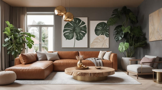 Duurzame design woonkamer