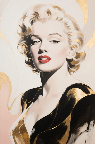 Portrait rétro sur plexiglas - 120x80cm - Seulement 100 exemplaires.