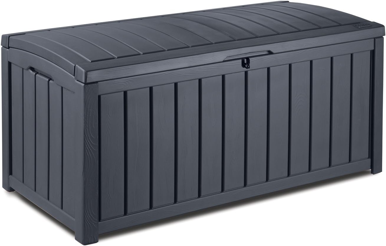 Luxury Garden Storage Box – 390L | Graphite color
