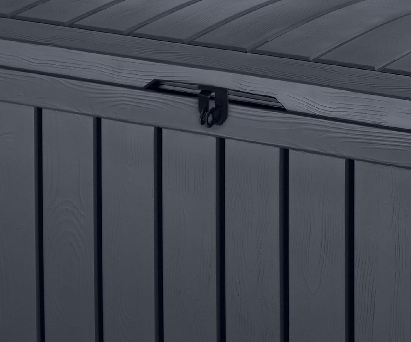 Luxury Garden Storage Box – 390L | Graphite color