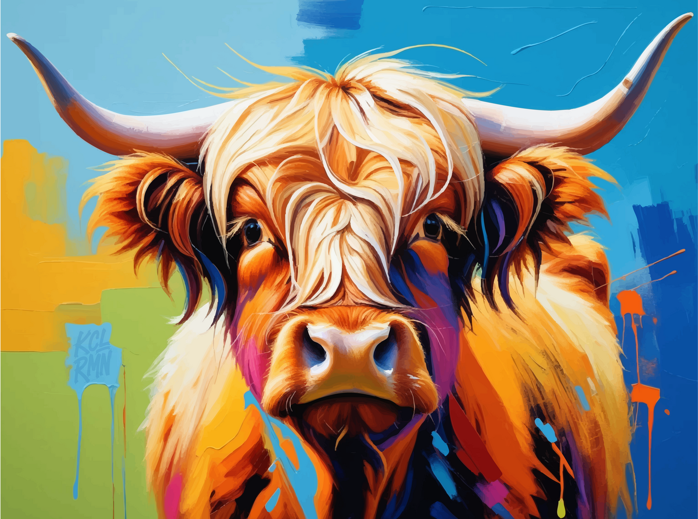 De gekleurde Hooglander