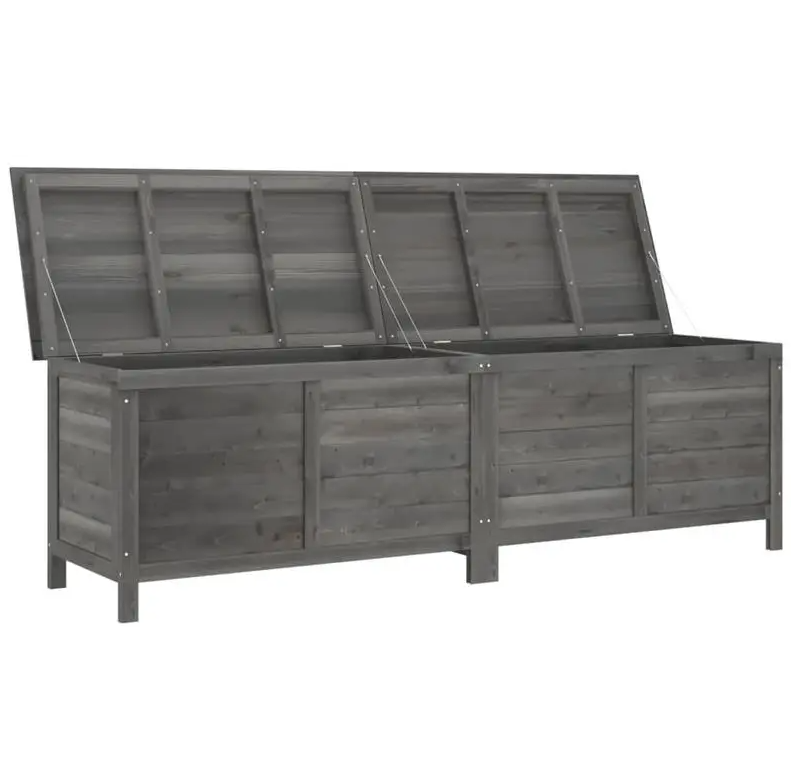 Tuinopbergbox Antraciet 198,5x50x56,5 cm