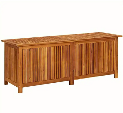 Luxury Garden Storage Box – 150x50x58 cm | Solid Acacia Wood