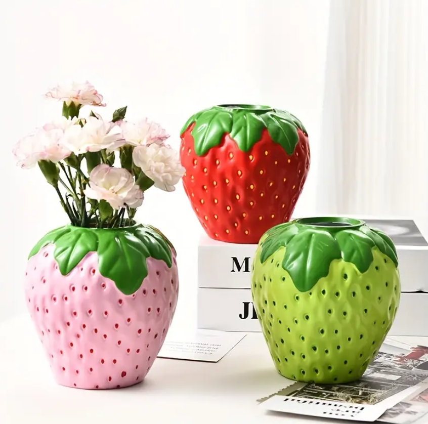 Handmade Strawberry Vase