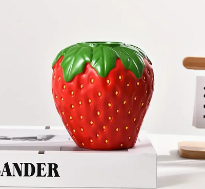 Handmade Strawberry Vase