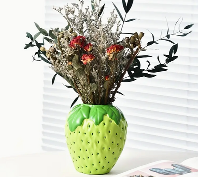 Handmade Strawberry Vase