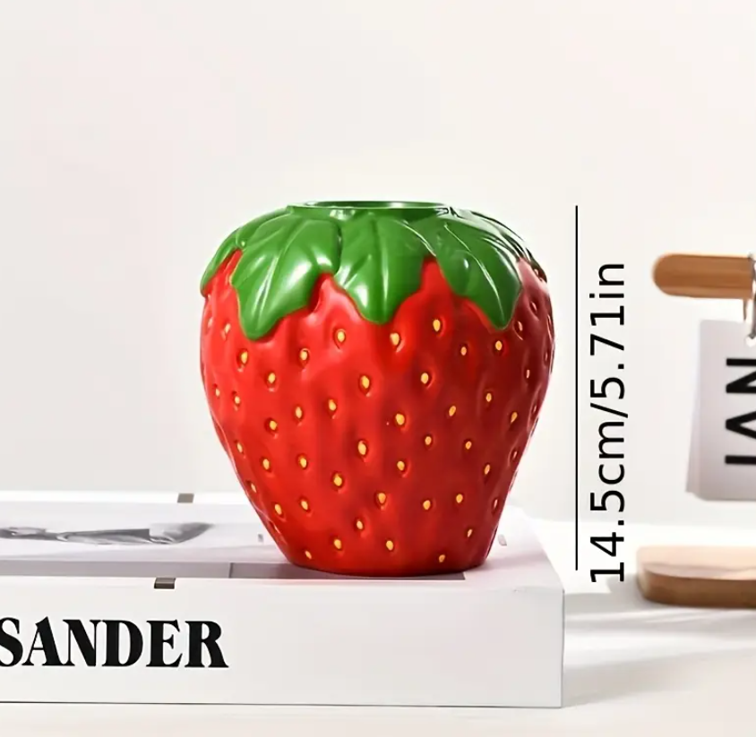 Handmade Strawberry Vase