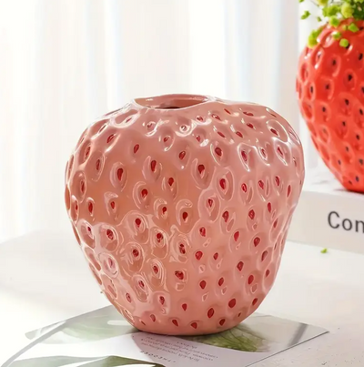 Handmade Strawberry Vase