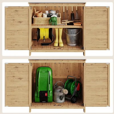 Luxe Tuinkast – Grijs Of Hout Kleur
