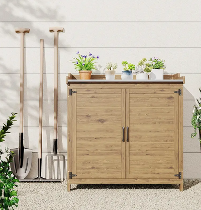 Luxe Tuinkast – Grijs Of Hout Kleur