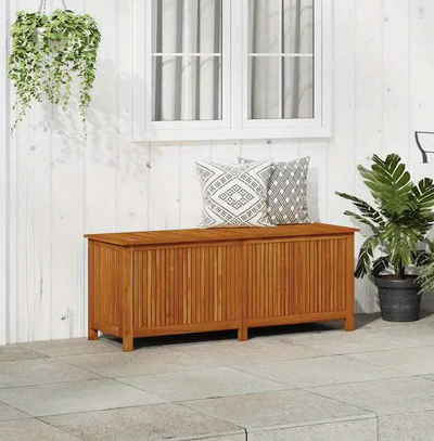 Luxury Garden Storage Box – 150x50x58 cm | Solid Acacia Wood