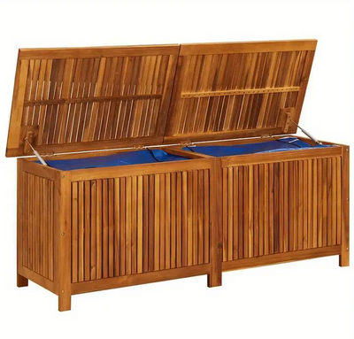 Luxury Garden Storage Box – 150x50x58 cm | Solid Acacia Wood