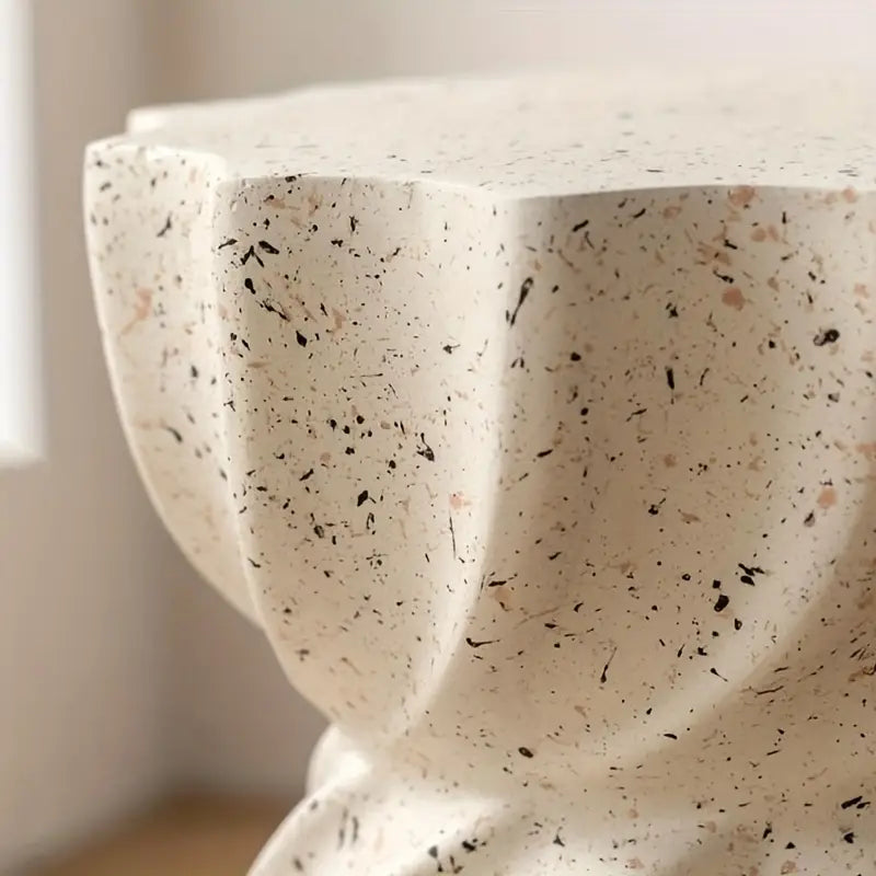 Ronde Keramische Bijzettafel – Moderne Design Hoektafel voor Woonkamer, Slaapkamer of Balkon