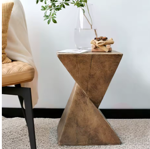 Design Bijzettafel – Sculpturaal & Stoer