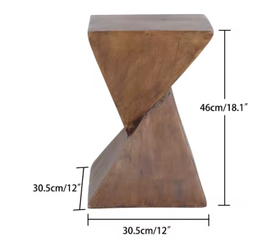 Design Bijzettafel – Sculpturaal & Stoer