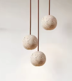 Design Hanglamp  – Luxe Natuurlijke Steen | Minimalistische Sfeerverlichting