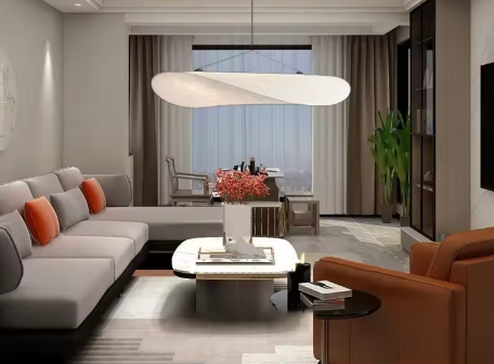 Design Pendant Lamp in Handwoven Fabric | Modern Italian Statement