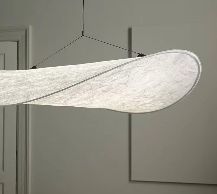 Design Pendant Lamp in Handwoven Fabric | Modern Italian Statement