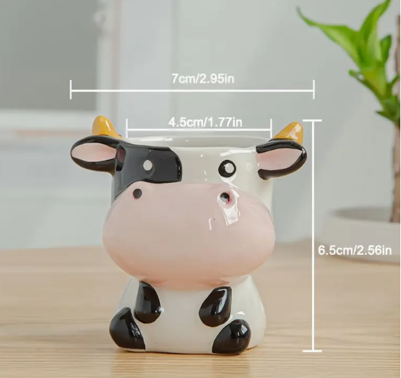 Pots de fleurs en céramique en forme d'animaux