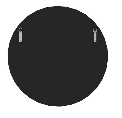 Art-deco Ronde Wandspiegel – 60 cm – Zilver & Tawny Design met 3D-Effect – Luxe Muurdecoratie