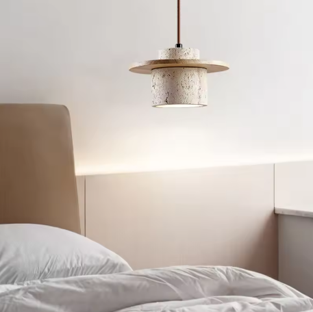 Wabi-Sabi Cave Stone Pendant Lamp – Authentic Japanese Tranquility in Refined Design