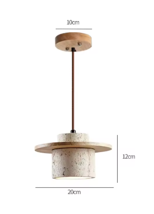 Wabi-Sabi Cave Stone Pendant Lamp – Authentic Japanese Tranquility in Refined Design