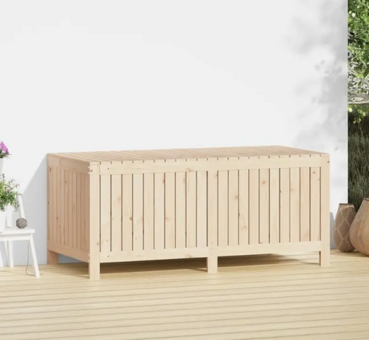 opbergbox voor buiten 147x68x64 cm massief sparrenhout