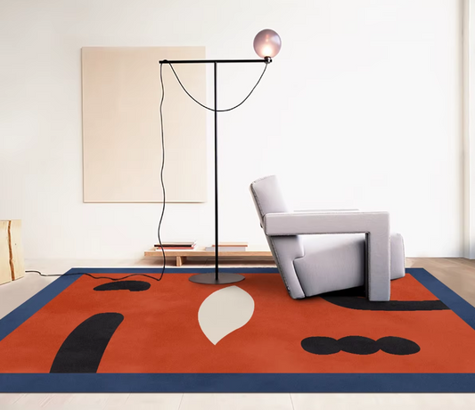 Terracotta Abstrait Luxe Design tapijt