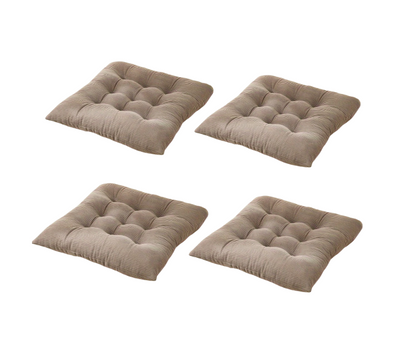 Klassieke Wasbare Stoelkussens met Strikken – Set van 4 Luxe Eetkamerstoelkussens | Comfort & Design voor Thuis en Kantoor